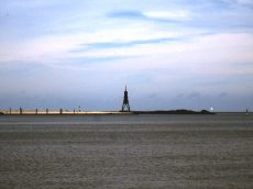 Die Kugelbake, das Wahrzeichen Cuxhavens