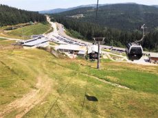 Mit der Gondelbahn hinauf zum großen Arber